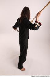 JAKUB PREACHER STANDING POSE WITH SWORD AND SPEAR